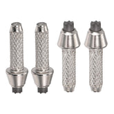 M METERXITY trekking pole tips 9mm-28mm provide stable grip on rough terrain.