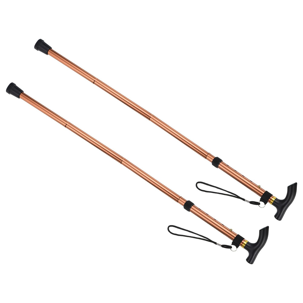 MMETERXITY trekking poles with four-folding sections provide versatile terrain support.