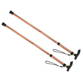 MMETERXITY trekking poles with four-folding sections provide versatile terrain support.