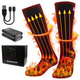 MMlove heated socks showing front heat for targeted warmth