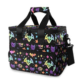 MNSRUU cooler bag with bats and stars pattern keeps lunches fun and portable.