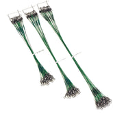 MOBOREST 60pcs fishing leaders kit with three sizes and snap-retainer