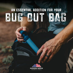 MODERN NEEDS Ready Filter 0-1 micron filtration for clearer water on trails