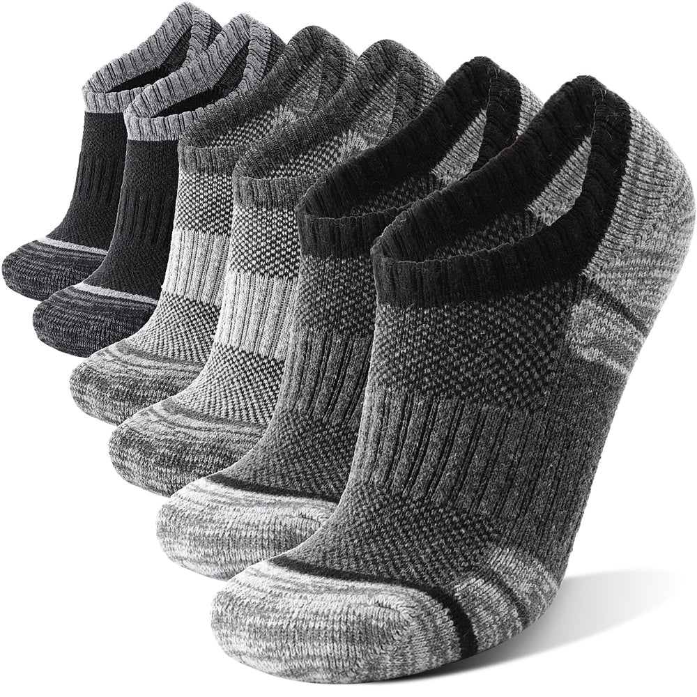 MOGGEI merino no-show socks grey-pack: lightweight warmth for outdoor activities