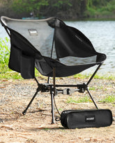 Mojest portable camping chair folding frame enables quick campsite seating
