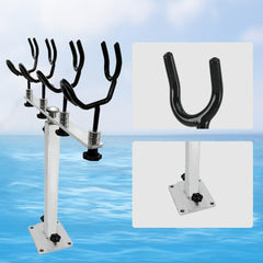 Mojiate Sure Grip adjustable-height rod holder showcases range from 16.26 to 26.92 inches.