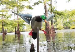 MOJO Outdoors Wind Duck spinning wings move naturally with wind for lifelike motion.