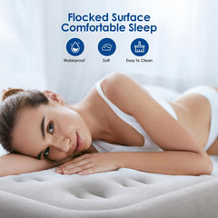 MoKo honeycomb-support air mattress queen contours to your body for stable, pressure-relieving rest.