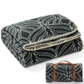 Molithe wool blanket 62x86 inches folded for storage and warmth at home