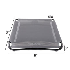 Momarsh 3-inch-elevated-platform highlights elevated comfort away from cold floors.