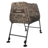Momarsh Invisi Lab Dog Blind cot-floor for all-day comfort during hunts.