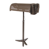 Momarsh lightweight mobile marsh saddle in leaning setup for versatile hunting comfort.