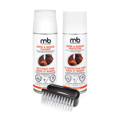 Moneysworth & Best suede-nubuck cleaner bottle refreshing fibers without harsh residues