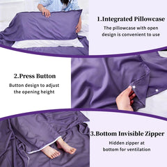 MongByYa liner bottom zipper vent enables adjustable airflow