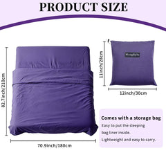 MongByYa liner pillow cover keeps pillow in place for tidy sleep