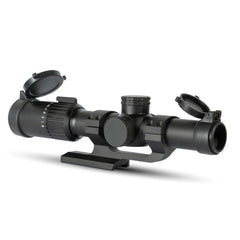 Monstrum Banshee ED 1-10x24 LPVO front view demonstrates durable field-ready build