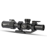 Monstrum Beast ED 1-6x scope body offers rugged field reliability.