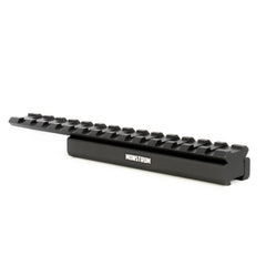 Monstrum dovetail to picatinny rail 9-slot enables lightweight setup and quick optic swapping