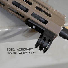 Monstrum 45-degree offset mount demonstrates flexible lighting angles for varied shots.