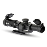 Monstrum Ladon 1-6x FFP LPVO on rifle enables fast target acquisition