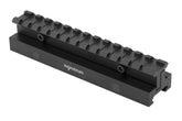 Monstrum Lockdown 5.5-inch height riser mount improves sightline and cheek weld