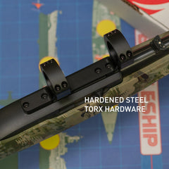 Monstrum 1-inch diameter tube compatibility for standard scopes