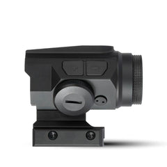 Monstrum Ruckus e glass-etched reticle reduces distortion and eases focus.