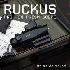 Monstrum Ruckus Pro with piggyback mount enables secondary dot optic setup.