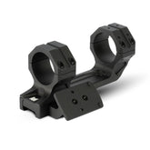 Monstrum Sidewinder 34mm mount with 45° base for versatile aiming on rifles.