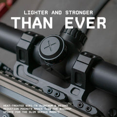Monstrum Slim Profile V2 2-inch forward-offset rings enable flexible scope placement.