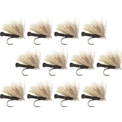 Montana Fly Company Furimsky's Fluttering Foam Caddis in black, high-floating dry fly for river fishing.