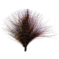 Montana Fly Company MFC Mini Barred Marabou Brown/Barred Black, ideal for tying trout-sized streamers