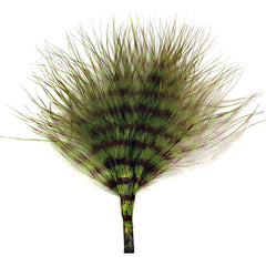 Montana Fly Company MFC Mini Barred Marabou olive barred brown for trout-sized streamers