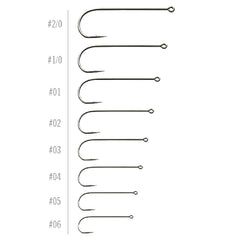 Montana Fly MFC Galloup's Vertical Eye Streamer Hook 5 with vertical eye, ideal for articulated streamer patterns.