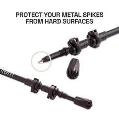 Montem rubber tips fit most trekking poles for quick, secure replacements.