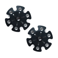 Montem screw-on snow baskets attach quickly without tools.