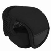 Moofey fishing reel cover in black – front view
