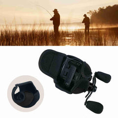 Moofey reel cover in red color – side view