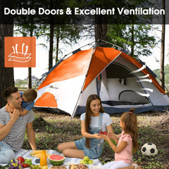 MOON LENCE dome tent outer shell ready for weather protection