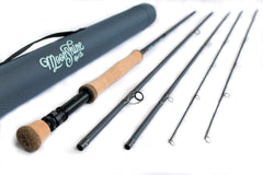 Moonshine Outcast II 11wt rod assembly highlighting precision construction for saltwater casting.