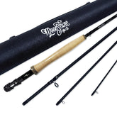 Moonshine Phantom 6wt 9ft carrying case protects gear during travel.