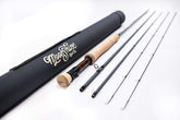 Moonshine Vesper 6wt 9ft rod ready for precise long-distance casts.