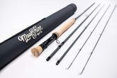 Moonshine Vesper 8wt 9ft rod shown for precise casting and balanced feel