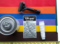 Moose Supply Vinyl Deluxe Repair Kit assorted needles for quick stitching.