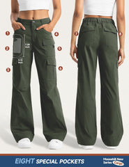 Moosehill cargo pants eight-pocket layout with D-ring for quick-access essentials.