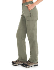 Moosehill Women's Hiking Pants front view showing straight fit for long hikes