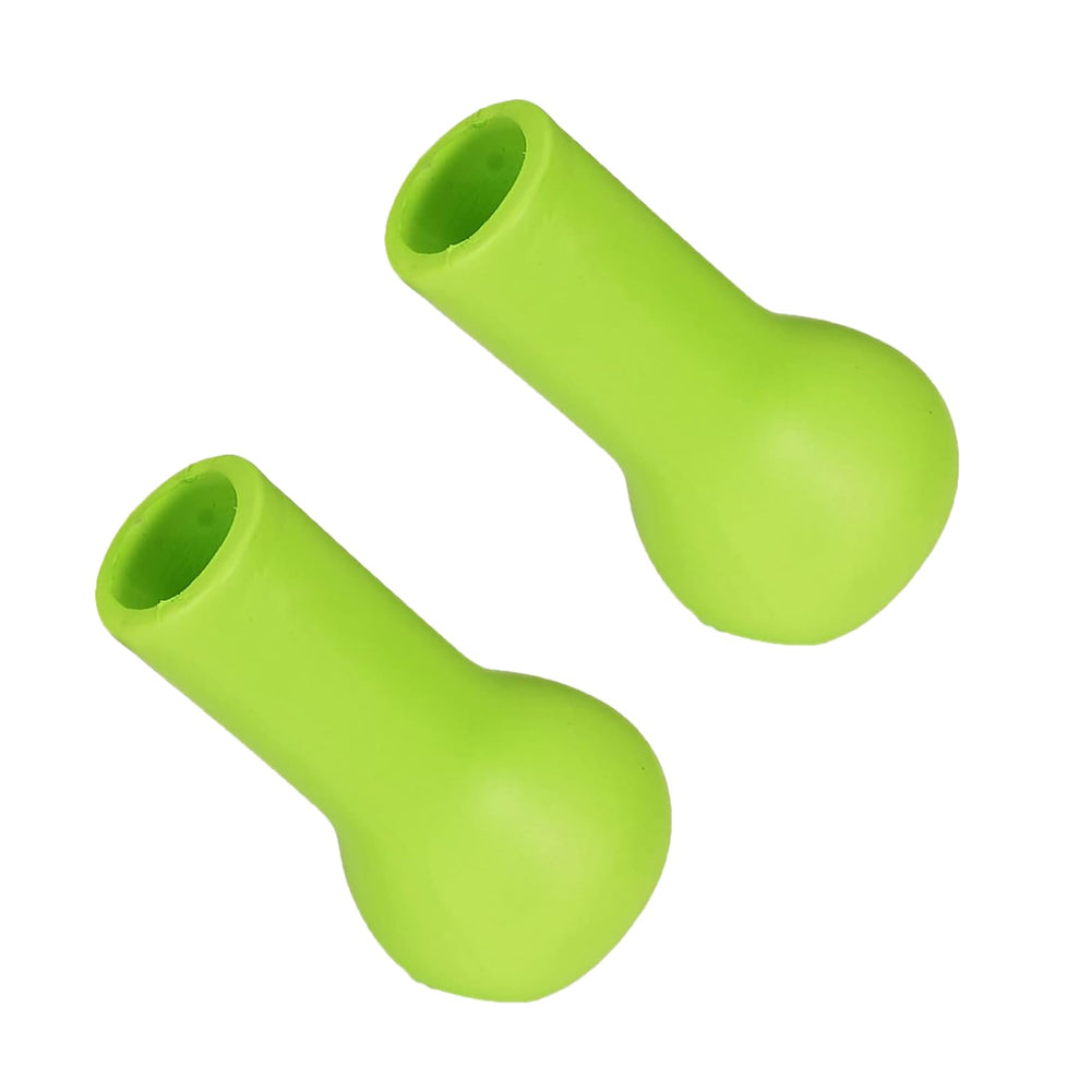 Moovul 2Pcs Green Fishing Rod Butt Cushion - front view