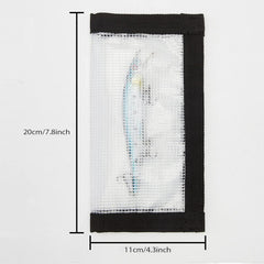 MOPHOEXII lure wrap demonstrates puncture resistance protecting hooks during transport.