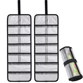 Front view of MOPHOEXII Roll Up Fishing Lure Wraps set (2 pcs)