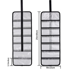 Interior view showing six compartments in MOPHOEXII lure wrap